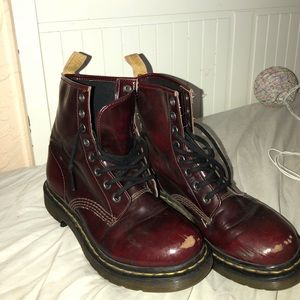 Maroon Dr.Martens